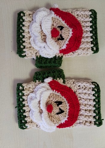 Renkli Örgü Kadın Eldivenleri - Görsel 2