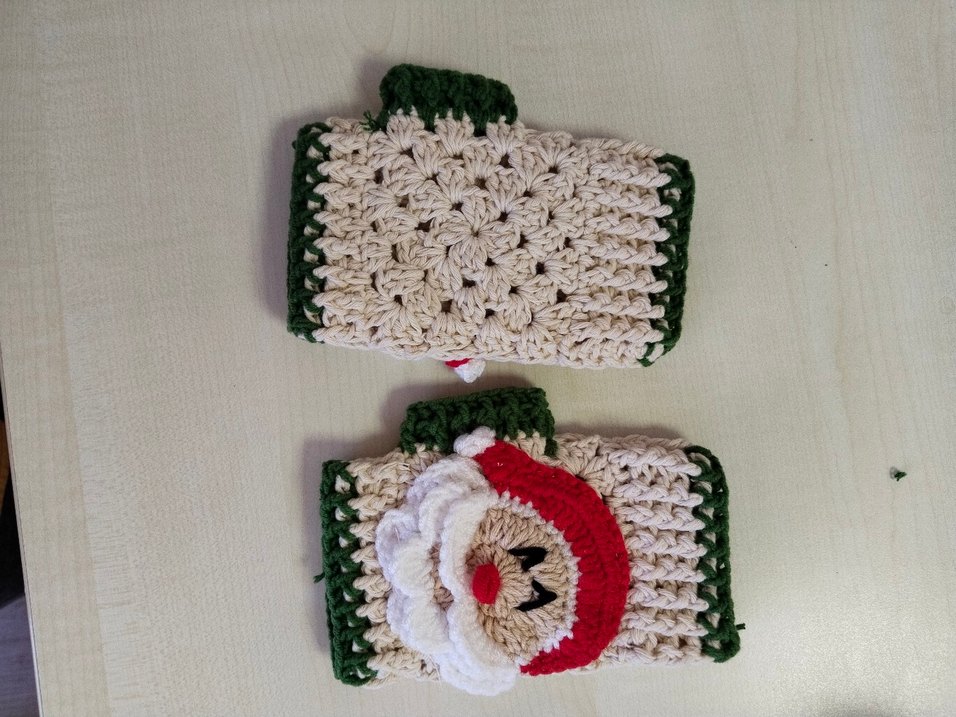 Renkli Örgü Kadın Eldivenleri - Görsel 3