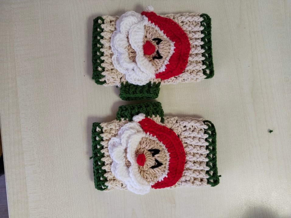 Renkli Örgü Kadın Eldivenleri - Görsel 2