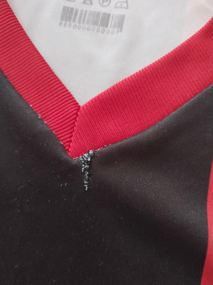 Siyah Baskılı Kısa Kollu Spor Forma - Görsel 3