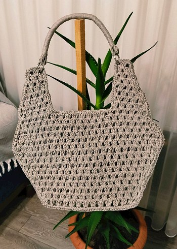 Örgü Bohem Kadın Çanta - Görsel 12