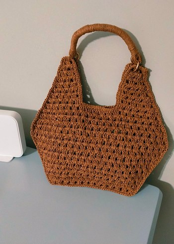 Örgü Bohem Kadın Çanta - Görsel 5