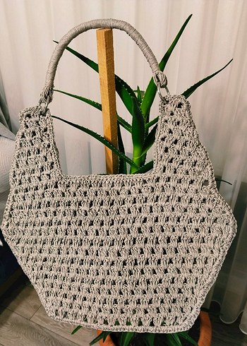 Örgü Bohem Kadın Çanta - Görsel 7