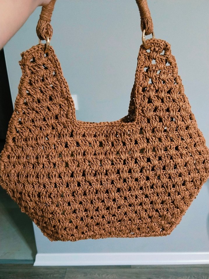 Örgü Bohem Kadın Çanta - Görsel 2