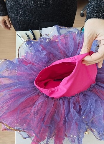 5 Yaş Beden pembe Renk Kostüm