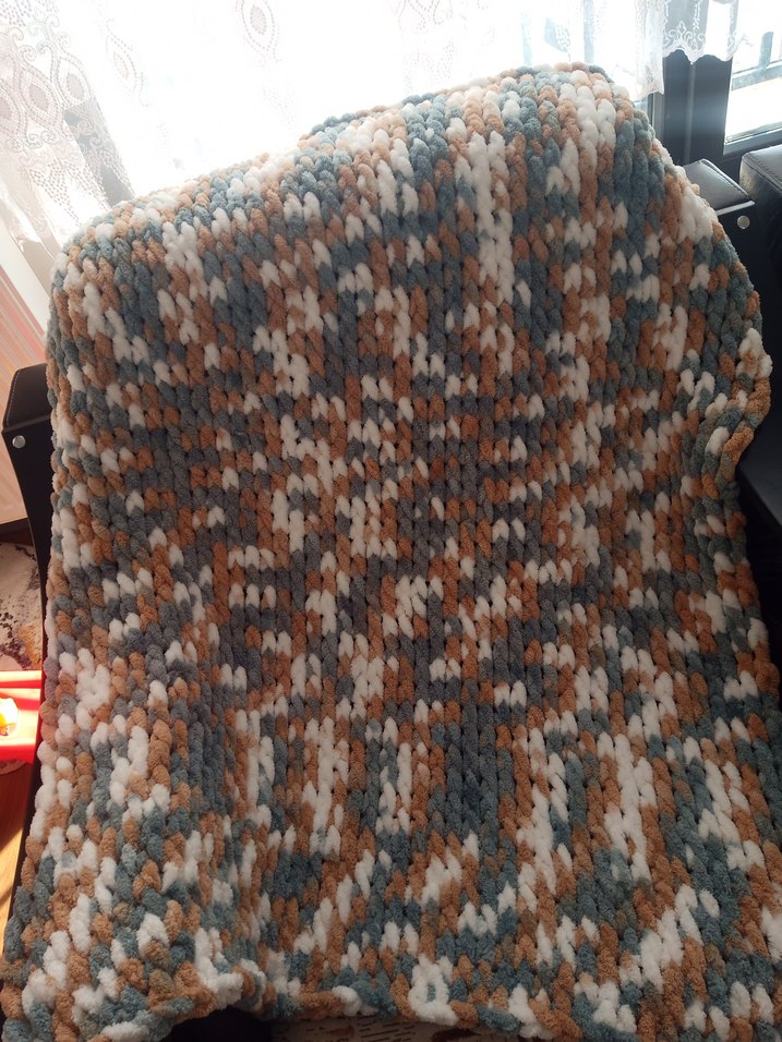 Gri Örgü Çocuk Battaniyesi - Görsel 2