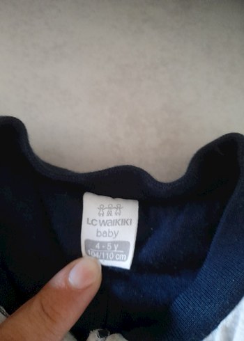 Siyah Yıldız Desenli Gri Bebek Tulumu - Görsel 2