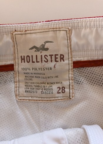 Beyaz Mini Kemerli Erkek Deniz Şortu - Görsel 6