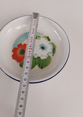 Çiçek Desenli Renkli Tabak Seti - Görsel 7