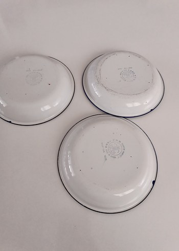 Çiçek Desenli Renkli Tabak Seti - Görsel 5