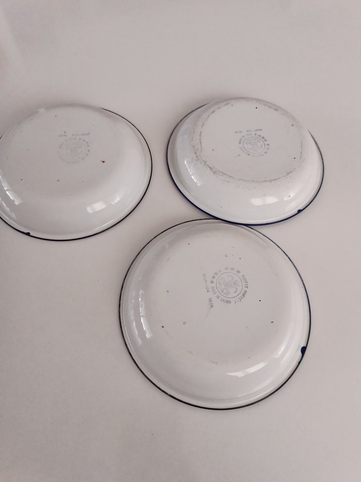 Çiçek Desenli Renkli Tabak Seti - Görsel 5