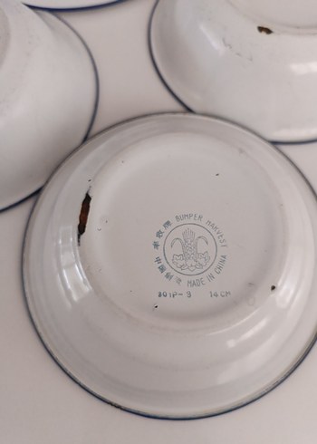 Çiçek Desenli Renkli Seramik Kaseler - Görsel 7