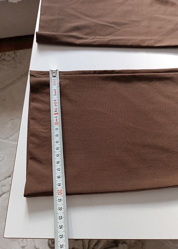 Kahverengi Kemerli Kadın Kumaş Pantolon - Görsel 9