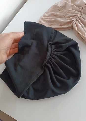 Bohem Tarzı Kadın Basic Şal Bej ve Siyah - Görsel 4