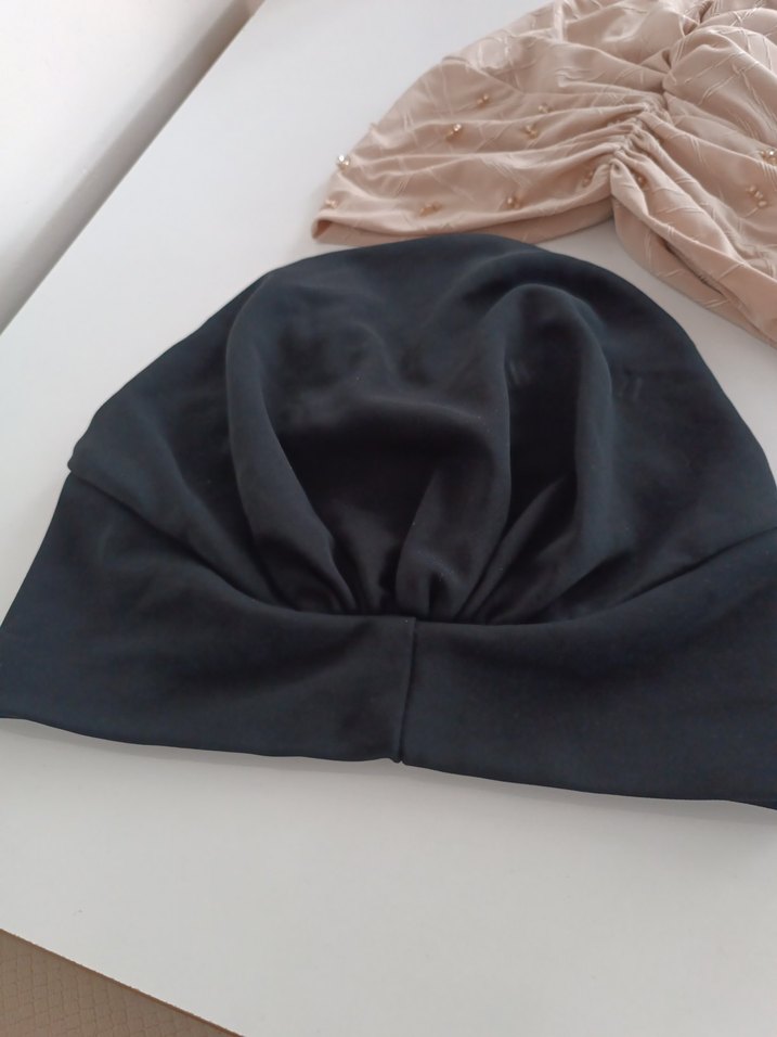 Bohem Tarzı Kadın Basic Şal Bej ve Siyah - Görsel 2