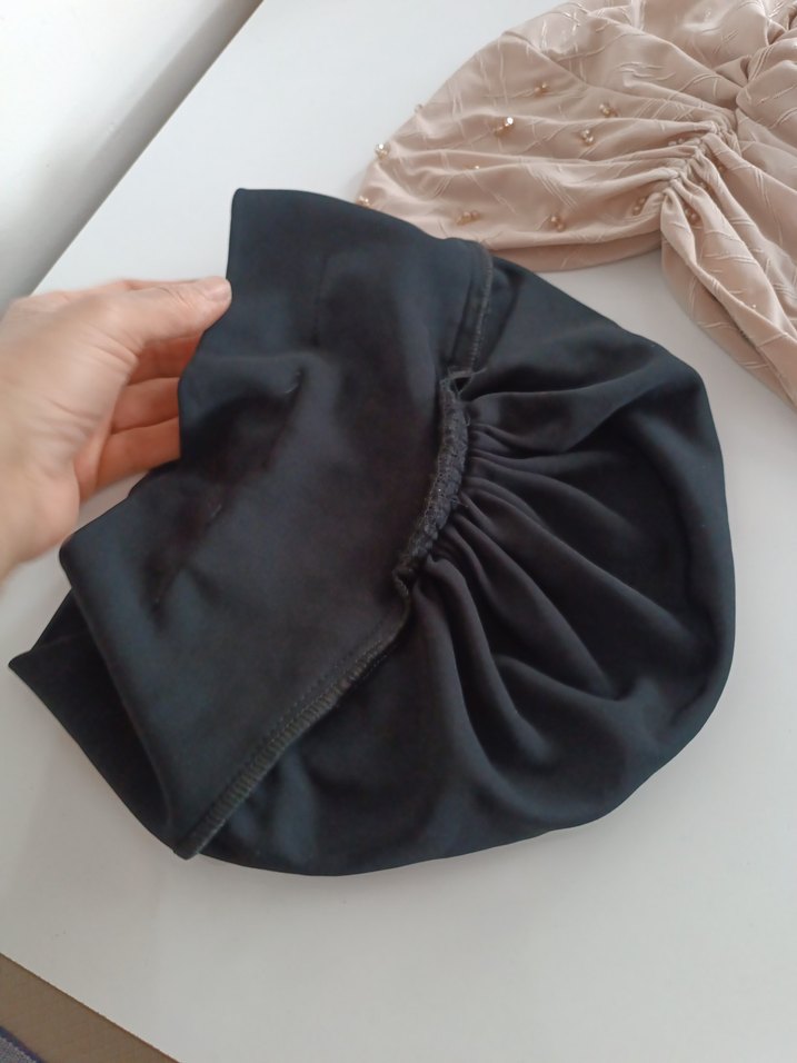 Bohem Tarzı Kadın Basic Şal Bej ve Siyah - Görsel 4