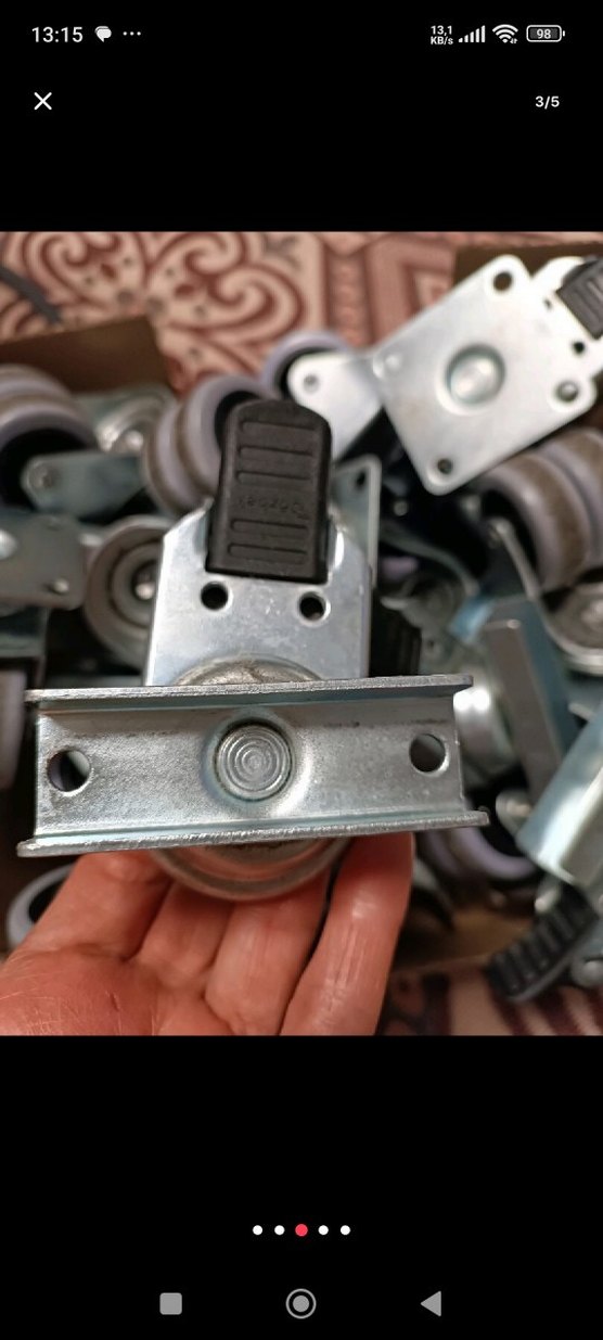 Gri Tekerlekli Mobilya Tekerlekleri - Görsel 3