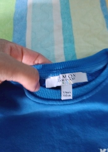 Limon Company Mavi Erkek Çocuk Uzun Kollu Sweatshirt