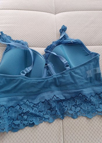 Penti Mavi Dantel Detaylı Bohem Kadın Bralet