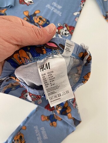6 Yaş Beden Pijama-Paw petrol