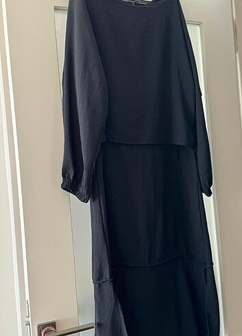 38 Beden siyah Renk Elbise