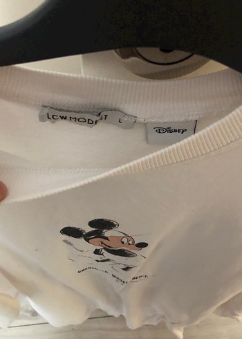 LC Waikiki Beyaz Baskılı Kadın Sweatshirt