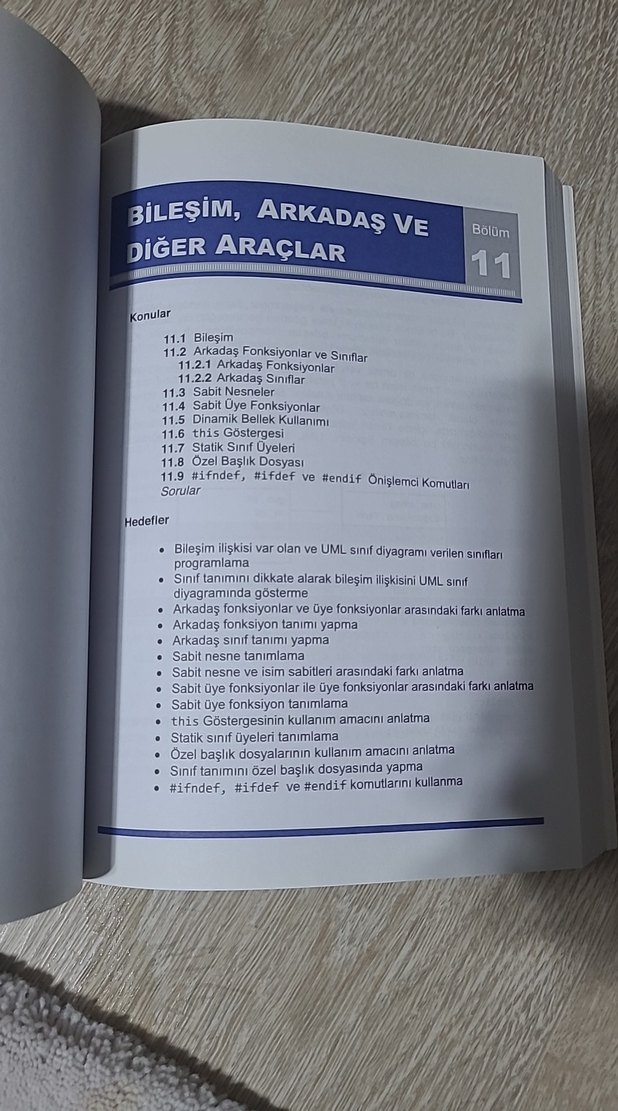 C++ Nesne Tabanlı Programlama Kitabı - Görsel 4