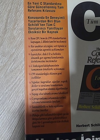 Tüm C Sürümleri İçin Complete Reference - Görsel 7