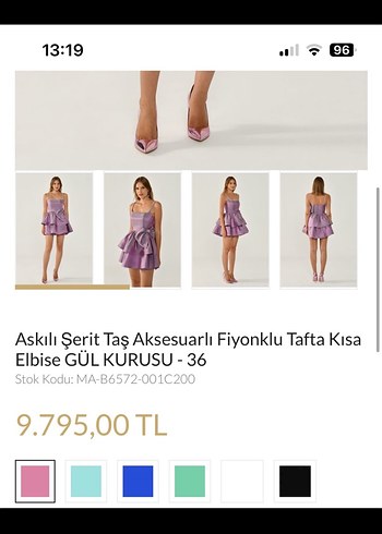 Alfabeta abiye mor elbise - Görsel 4