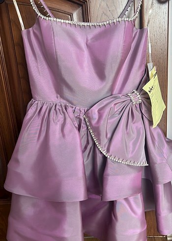 Alfabeta abiye mor elbise - Görsel 5