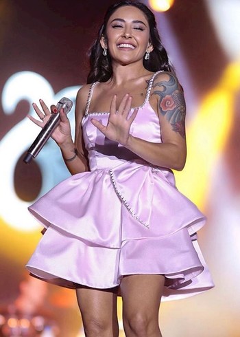 Alfabeta abiye mor elbise - Görsel 8