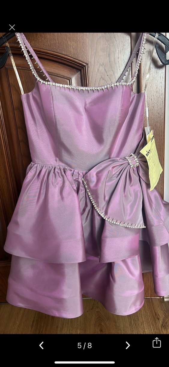 Alfabeta abiye mor elbise - Görsel 5