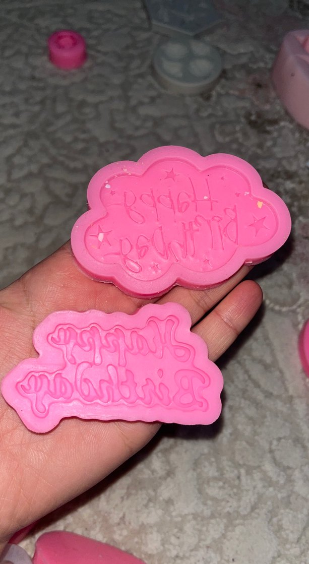 Mutlu yıllar mum kalıbı - Görsel 2