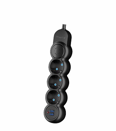 PİRANHA Usb şarj çıkışlı 3?lü priz 1.5mt