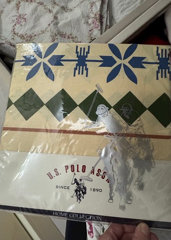 U.S. Polo Assn. Pastel Bej Desenli Nevresim Takımı - Görsel 2