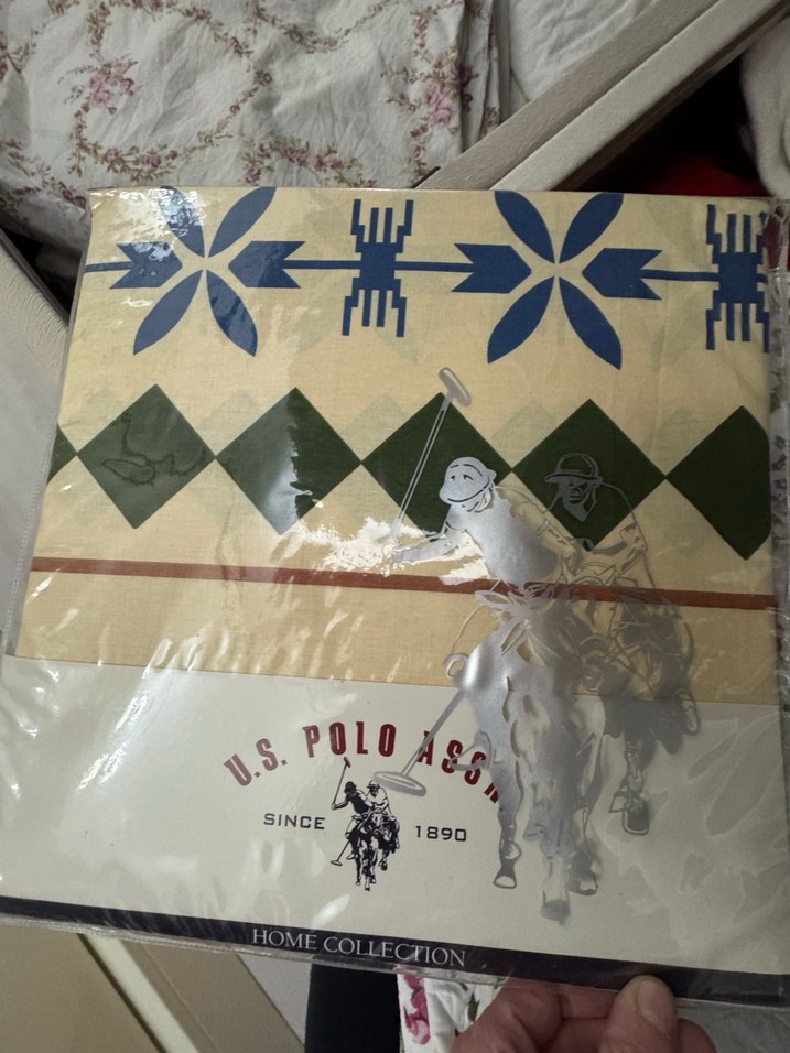 U.S. Polo Assn. Pastel Bej Desenli Nevresim Takımı - Görsel 2