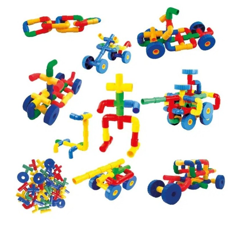 Hamko Boru Ahşap Çok Renkli Eğitici Oyuncak - Görsel 2