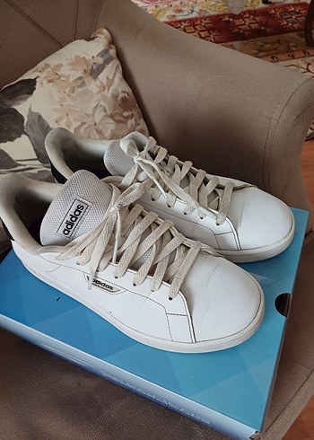 40 Beden Orijinal Adidas Beyaz Erkek Sneakers
