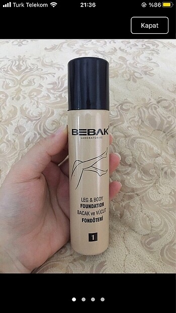 Bebak bacak föndoteni
