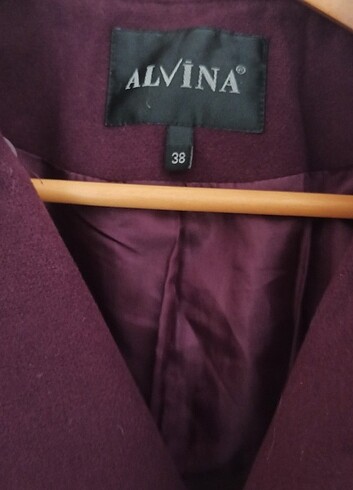 38 Beden bordo Renk #kaban #alvina #kışlık