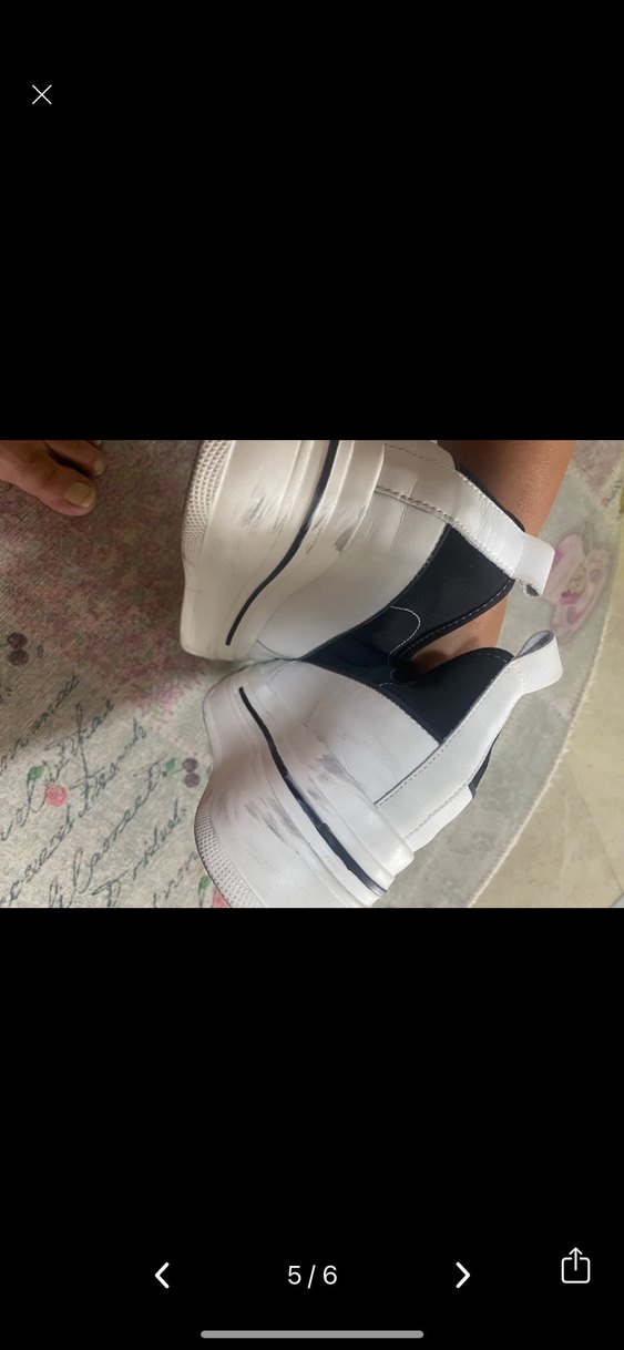 Kadın yüksek dolgu ayakkabı - Görsel 5