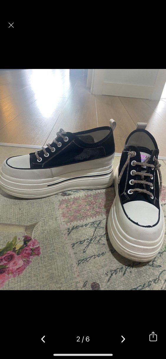 Kadın yüksek dolgu ayakkabı - Görsel 2