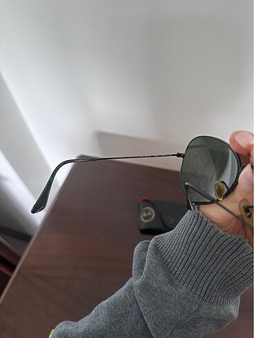 Beden siyah Renk Ray ban aviator 3025 L2823 58
