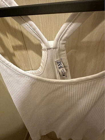 Zara Zara askılı halter bluz tişört