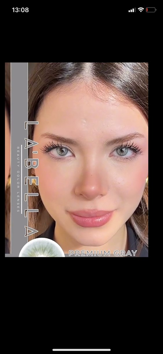 La Bella Premium Gri Renkli Lens - Görsel 2