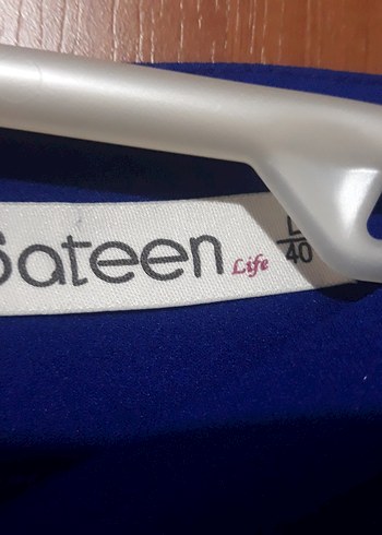 Kadın Mavi Midi Drapeli Etek - Görsel 2