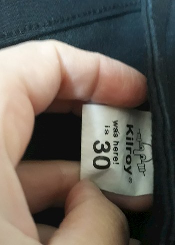 30 Beden Kadın Siyah Midi Kot Pantolon