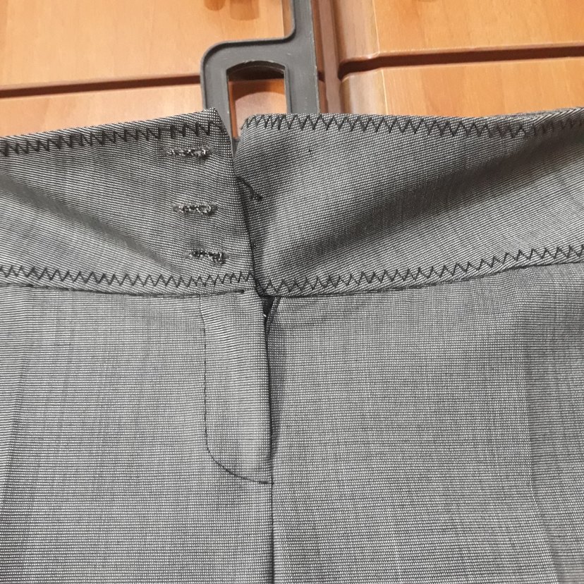 Gri KadınKumaş Pantolon - Görsel 3