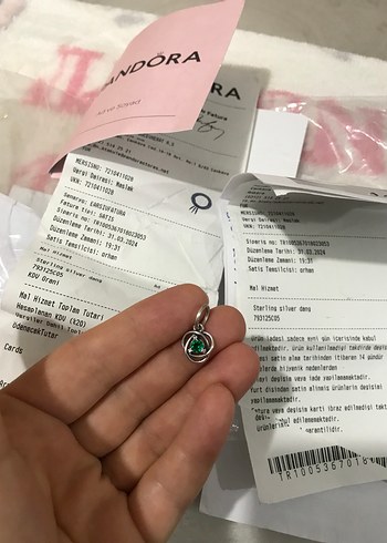  Beden yeşil Renk Zincir Detaylı Yeşil Minimalist Kadın Charm
