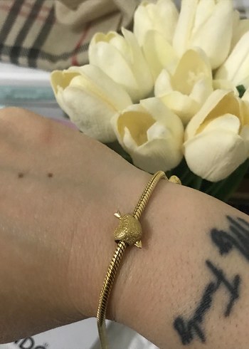 Altın Renkli Pandora Kalp Figürlü Charm - Görsel 5